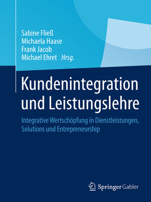 cover image of Kundenintegration und Leistungslehre